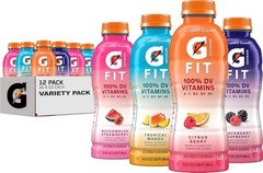 Healthy Hydration Gatorade Fit 16.9oz Bottles – 12 Pack with No Added Sugar