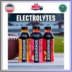 BODYARMOR Sports Drink Strawberry Banana 16 Fl Oz Bottles 12 Pack Hydration
