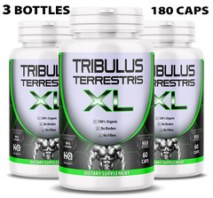 TRIBULUS TERRESTRIS 96% SAPONINS EXTRACT ORGANIC FITNESS SUPPLEMENT 180 CAPS