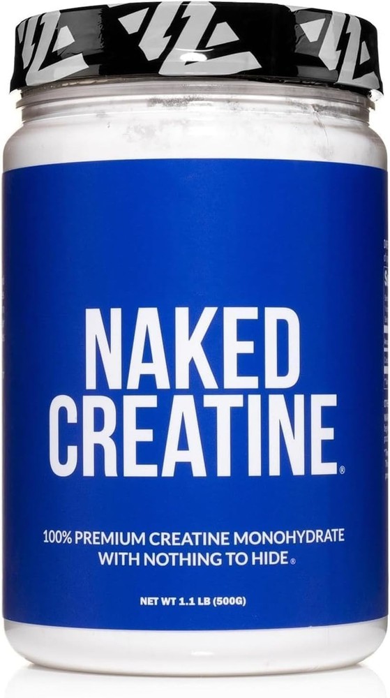 NAKED Micronized Creatine Monohydrate Powder Unflavored 100 Servings