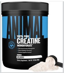 Animal 100% Pure Creatine Monohydrate Powder, Unflavored, 10.58 oz (300 g)