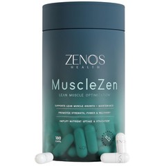 Zenos Health MuscleZen Muscle Builder for Men – ATP Supplements for Strength …