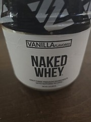 Naked Vanilla Whey Protein 1Lb, Only 3 Ingredients, All Natural Grass Fed Whe…