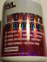 Evlution Nutrition WOMENS MULTIVITAMIN – 120 Tablets / 60 Servings – Exp 4/2027