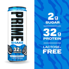 Prime 32g Protein Ultra-Filtered Milk Shake, Cookies and Cream, 11 fl. oz, 12 pk