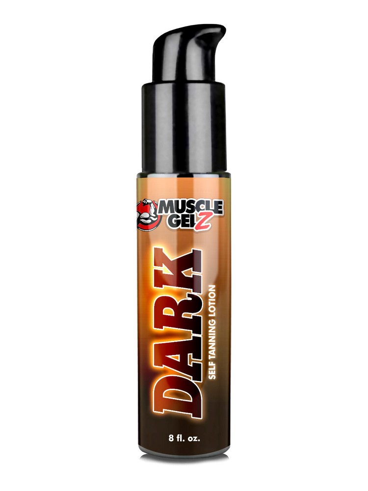 Muscle Gelz Self Tanning Lotion 8 oz Topical Bodybuilding Competition Tanner