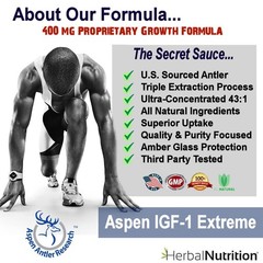 Deer Antler Velvet Spray EXTREME IGF-1 | 400mg At 43X | One Bottle