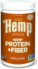 Just Hemp Foods Hemp Protein Powder Plus Fiber 16 oz Non-GMO 2025