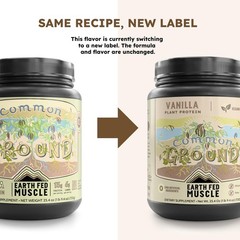 Earth Fed Muscle Organic Plant Protein Powder – 1.59 Pound (Pack of 1)