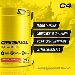 Sugar-Free Cherry Limeade Pre Workout Powder – 30 Servings for All Diets
