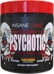 Insane Labz PSY-CHO-TIC Pre-Workout Powerhouse Energy Focus Pumps 35 Serving New