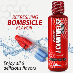 L-CARNITINE LS3 3000 Fat Loss-Metabolism Activator – Bombsicle (32 Servings)