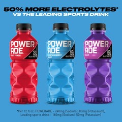 POWERADE Variety Pack Bottles, 20 fl. oz., 24 pk.