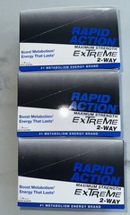 Rapid Action Extreme 2-Way Energy 72 Packs 288 pills 3 Boxes FREE SHIP