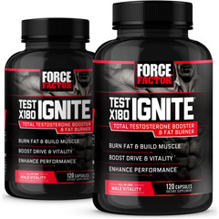 Force Factor Test X180 Ignite 120Ct 2-Pack 240 Count