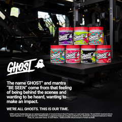 GHOST Legend Pre-Workout Powder, Warheads Sour Watermelon – 30 Servings – Pre-Wo