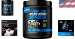 Cell-Tech Creactor Creatine HCl Powder – 120 Servings, Unflavored Muscle Builder