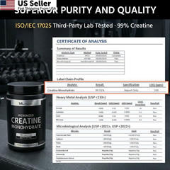 ML Naturals Micronized Creatine Monohydrate 5g (Per Serving) 500g (Pack of 1)