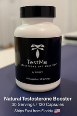 Natural Testosterone Booster Test Me by Crispy Supps 30 Servings