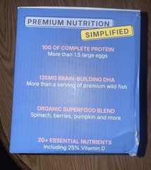 Vitala Organic Protein Smoothie Pouches Kids & Adults DHA Omega-3 (10 CT) Berry