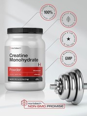 Horbäach Creatine Monohydrate Powder | 2.2lbs (35.2 oz) | HPLC Purity Tested |