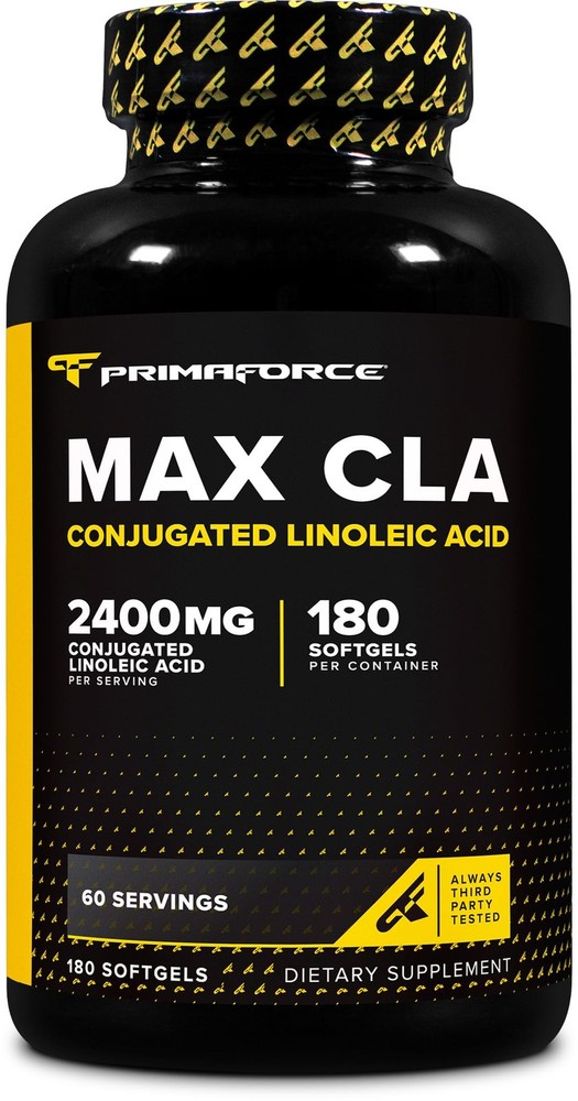 Primaforce CLA 2400 mg per Serving (180 180 Count (Pack of 1), Black