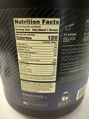 Optimum Nutrition, 100% Casein Chocolate Supreme Protein Powder