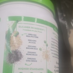 Orgain Organic Vegan Plant-Based Protein Powder for Muscle Gain & Fitness