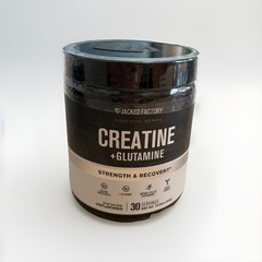 Creatine + Glutamine – Creatine Supplement 30 Servings Exp 8/27 unflavored
