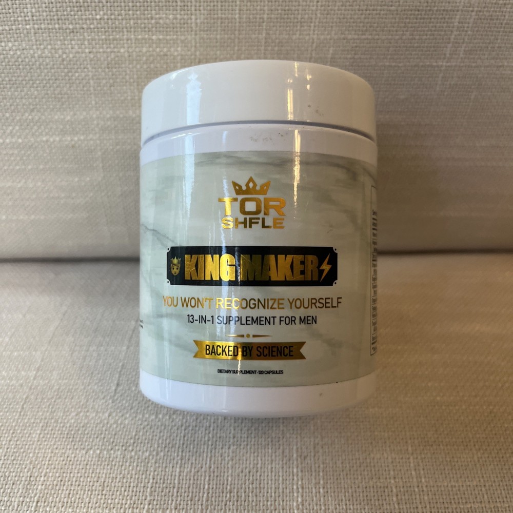 King Maker 13-in-1 Natural Men’s Supplement Energy Support 120 Capsules Exp9/26