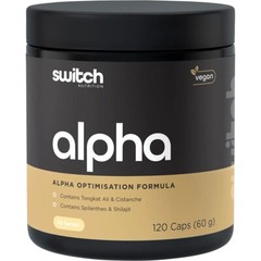 New Switch Nutrition Alpha Optimisation Formula 120 Capsules Alpha Male Support