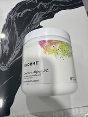 THORNE Creatine + Alpha GPC Watermelon Lemonade 30 Servings