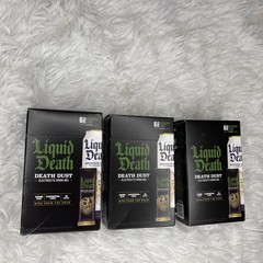 3 Boxes Of Liquid Death Electrolyte Drink Mix Death Dust Lime (18) .42 Oz Packs
