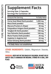 Female Stamina – HORNY GOAT WEED – Male Enhancement Formula – 1 Bottle 60 Caps