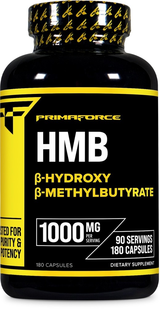 PrimaForce HMB 1000mg, 180 Capsules (500mg Per Capsule)