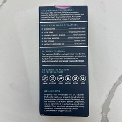 DripDrop Dehydration Relief Fast 3 Boxes = 24 Berry Electrolyte Sticks EX 06/26+