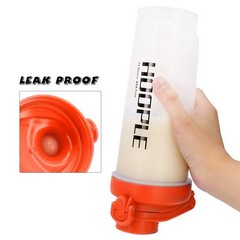 Protein Shaker Bottle Gym Sports Water Smoothie Mixer Cups Blending Ball 24 oz