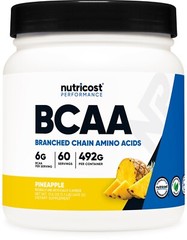 Nutricost BCAA 2:1:1 Powder (Pineapple) 60 Servings – 6G Per Serving