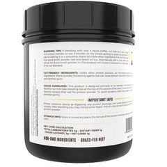16oz Vanilla Bone Broth Protein Powder From 1 Pound (Pack of 1),