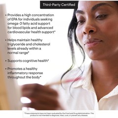 Thorne Super EPA Pro Sustainable Omega-3 EPA DHA Heart & Brain Support Softgels