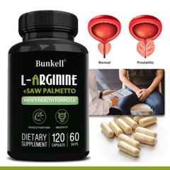 Men’s Health Formula | L Arginine & Saw Palmetto | Muscle & Prostate Support