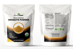 Mesquite Powder USDA Certified Organic Non GMO, Vegan Protein Superfood Natural