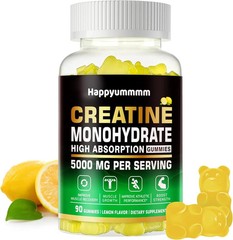 LOT OF 7!!! Creatine Monohydrate Gummies 5g – Best By 06/2026