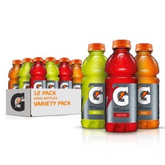 Gatorade Thirst Quencher Sports Drink, 20 Fl Oz (Pack of 12), assorted