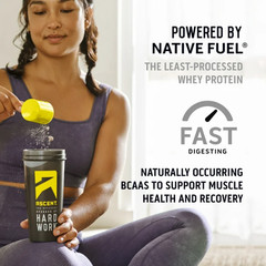(4 Pack) Ascent Native Whey Protein Powder, Chocolate, 1 lb