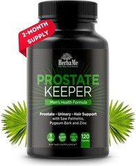 Prostate Support Supplement for Men with Saw Palmetto, Pygeum Bark, Pumpkin…