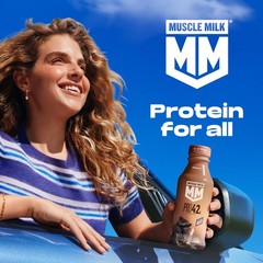 Muscle Milk High Protein Shake, Vanilla Creme, 11 fl oz 11 Fl Oz (Pack of 12)