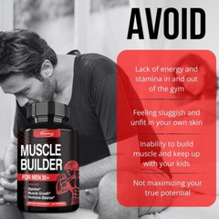 Muscle Builder Capsules – Ashwagandha, Tribulus, Fat Burner, Increased Energy