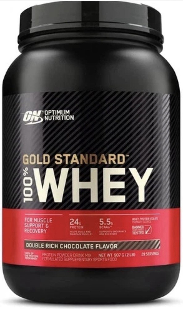 Optimum Nutrition Gold Standard Whey Protein Powder, Double Rich Chocolate 8/27