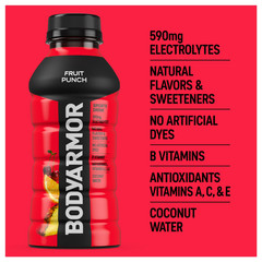 BODYARMOR sports Drink Fruit punch 12 fl oz Bbottles Hydration 8 Pack…